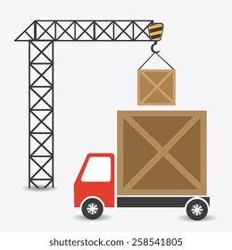 Delivery design over white background,vector illustration.