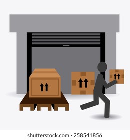 Delivery design over white background,vector illustration.