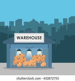 Delivery design. Shipping icon. Flat illustration, vector