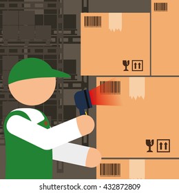 Delivery design. Shipping icon. Flat illustration, vector