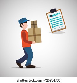 Delivery design. shipping  icon. White background 