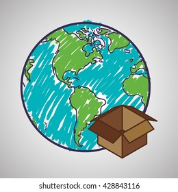 Delivery design. shipping  icon. White background 