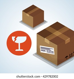 Delivery design. shipping  icon. White background  , vector