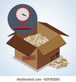 Delivery design. shipping  icon. White background  , vector