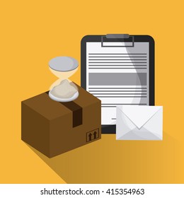 Delivery design. shipping illustration. logistic concept