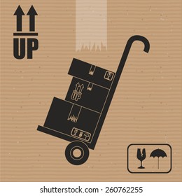 Delivery design, vector illustration
