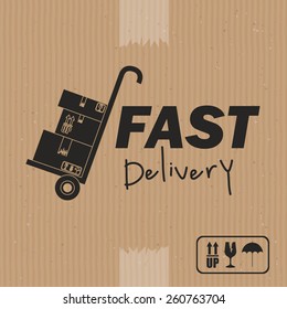 Delivery design, vector illustration