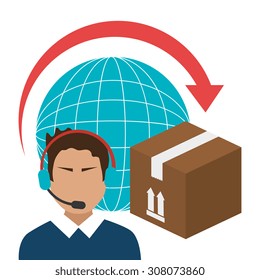 Delivery design, vector illustration eps 10.