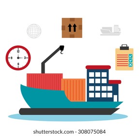 Delivery design, vector illustration eps 10.