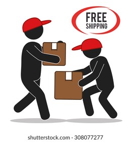 Delivery design, vector illustration eps 10.