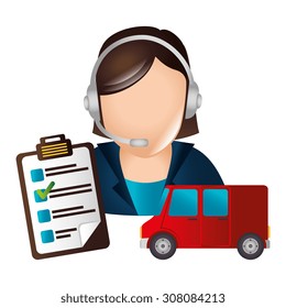 Delivery design, vector illustration eps 10.