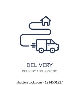 Delivery Destination icon. Delivery Destination linear symbol design from Delivery and logistic collection.