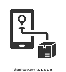 Delivery destination icon, Vector Graphics