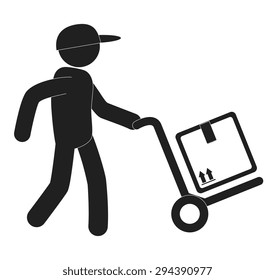 Delivery digital design, vector illustration eps 10.