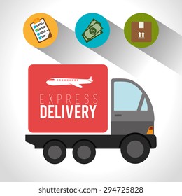 Delivery digital design, vector illustration eps 10.