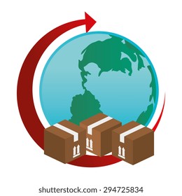 Delivery digital design, vector illustration eps 10.