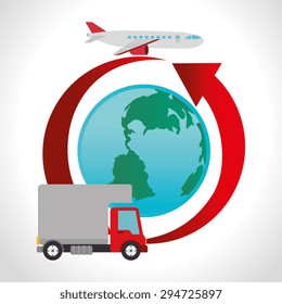 Delivery digital design, vector illustration eps 10.
