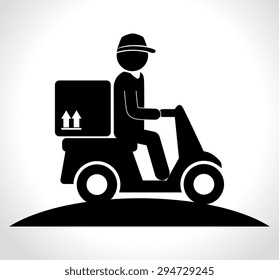 Delivery digital design, vector illustration eps 10.