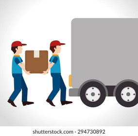 Delivery digital design, vector illustration eps 10.