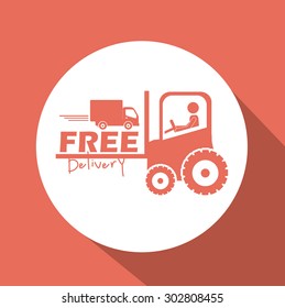 Delivery digital design, vector illustration eps 10