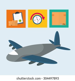 Delivery digital design, vector illustration 10 eps graphic