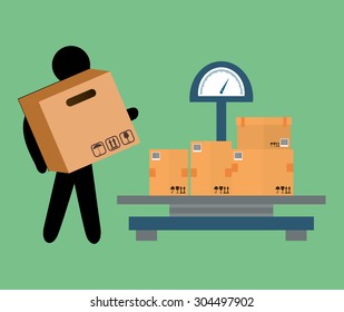 Delivery digital design, vector illustration 10 eps graphic