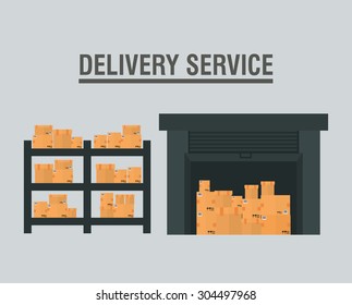 Delivery digital design, vector illustration 10 eps graphic