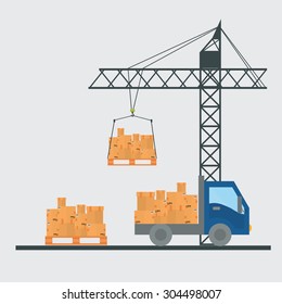 Delivery digital design, vector illustration 10 eps graphic