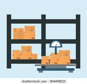 Delivery digital design, vector illustration 10 eps graphic