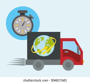 Delivery digital design, vector illustration 10 eps graphic
