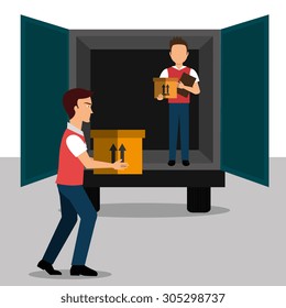 Delivery digital design, vector illustration eps 10.