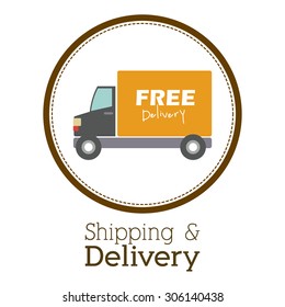 Delivery digital design, vector illustration eps 10