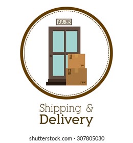 Delivery digital design, vector illustration eps 10