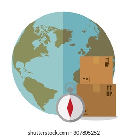 Delivery digital design, vector illustration eps 10