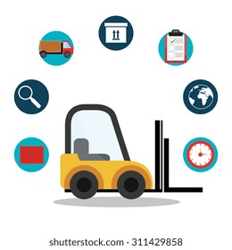 Delivery digital design, vector illustration eps 10.
