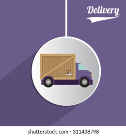 Delivery digital design, vector illustration eps 10