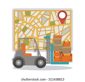 Delivery digital design, vector illustration eps 10