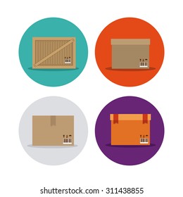 Delivery digital design, vector illustration eps 10