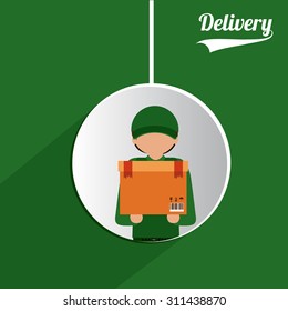 Delivery digital design, vector illustration eps 10