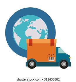 Delivery digital design, vector illustration eps 10
