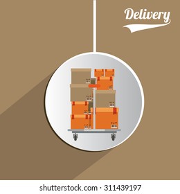 Delivery digital design, vector illustration eps 10