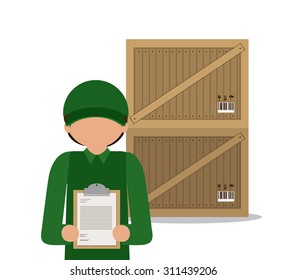 Delivery digital design, vector illustration eps 10