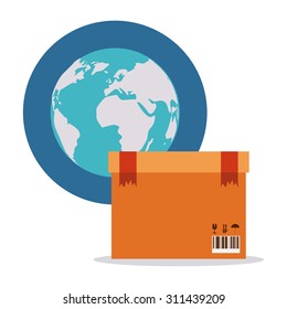 Delivery digital design, vector illustration eps 10