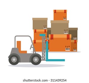 Delivery digital design, vector illustration eps 10