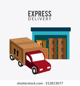 Delivery digital design, vector illustration eps 10.