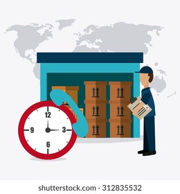 Delivery digital design, vector illustration eps 10.