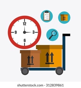 Delivery digital design, vector illustration eps 10.