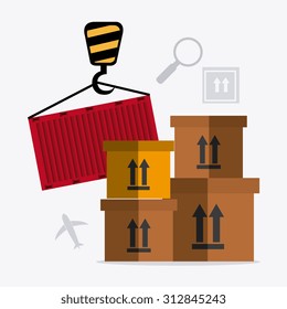 Delivery digital design, vector illustration eps 10.