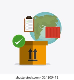 Delivery digital design, vector illustration eps 10.