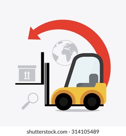 Delivery digital design, vector illustration eps 10.